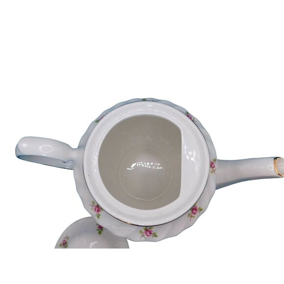 Windsor England teapot 4381 pink roses and gold accents Nice never used - Picture 4 of 8